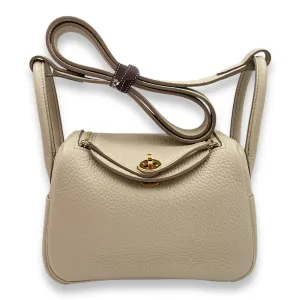 Lindy Mini Beton in Clemence, Gold hardware