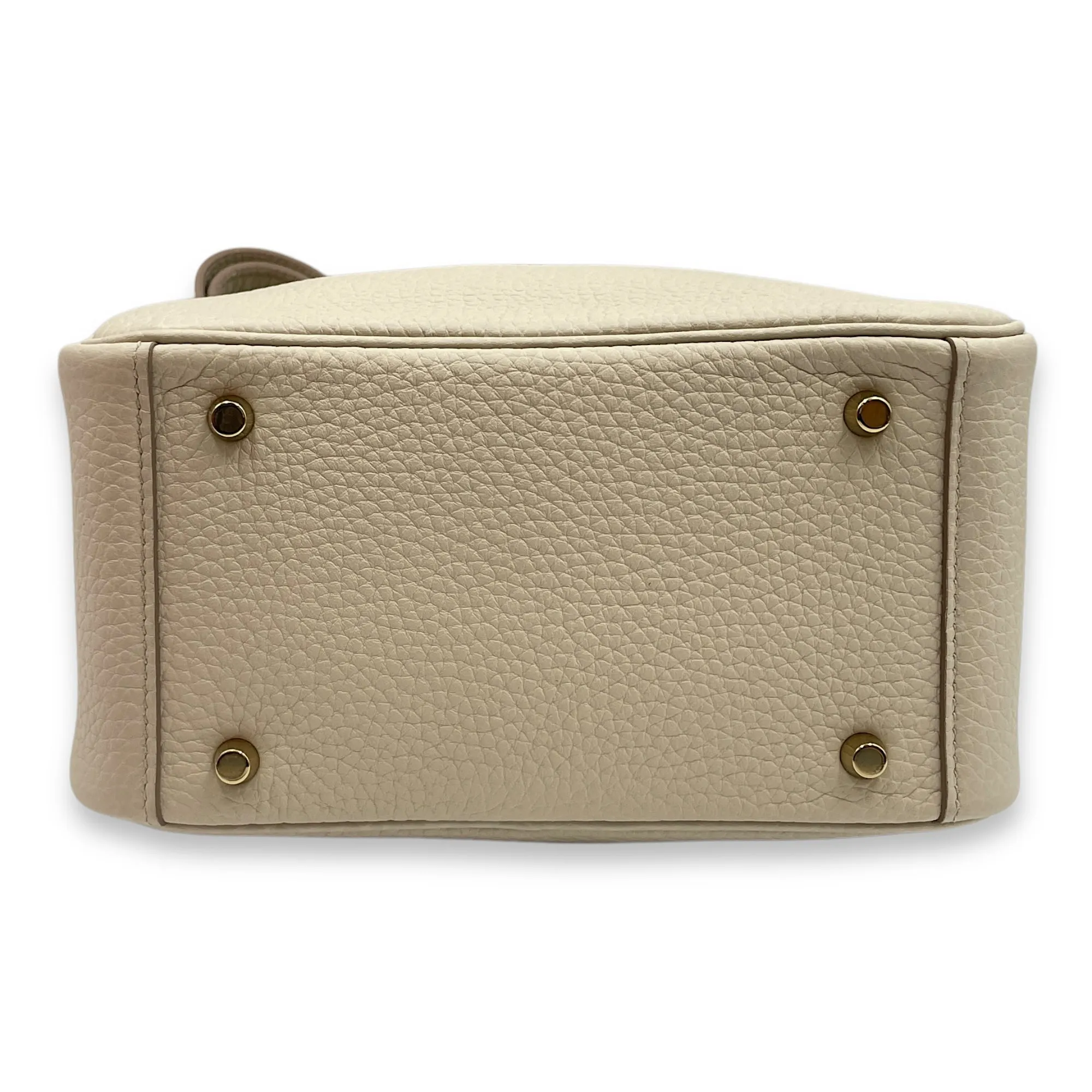 Lindy Mini Beton in Clemence, Gold hardware