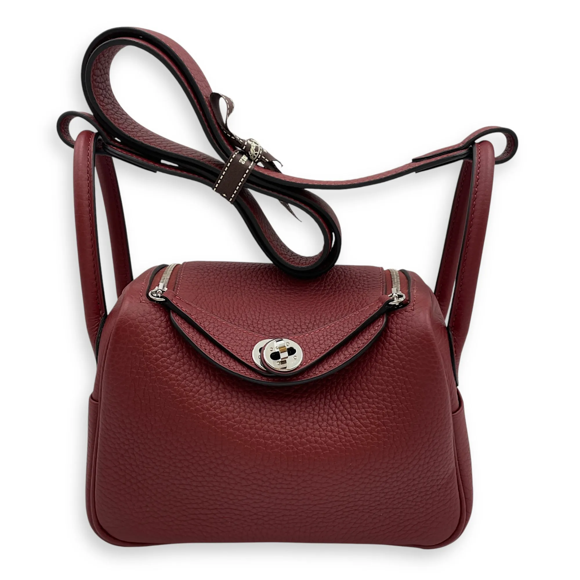 Lindy Mini Rouge H in Clemence, Palladium hardware
