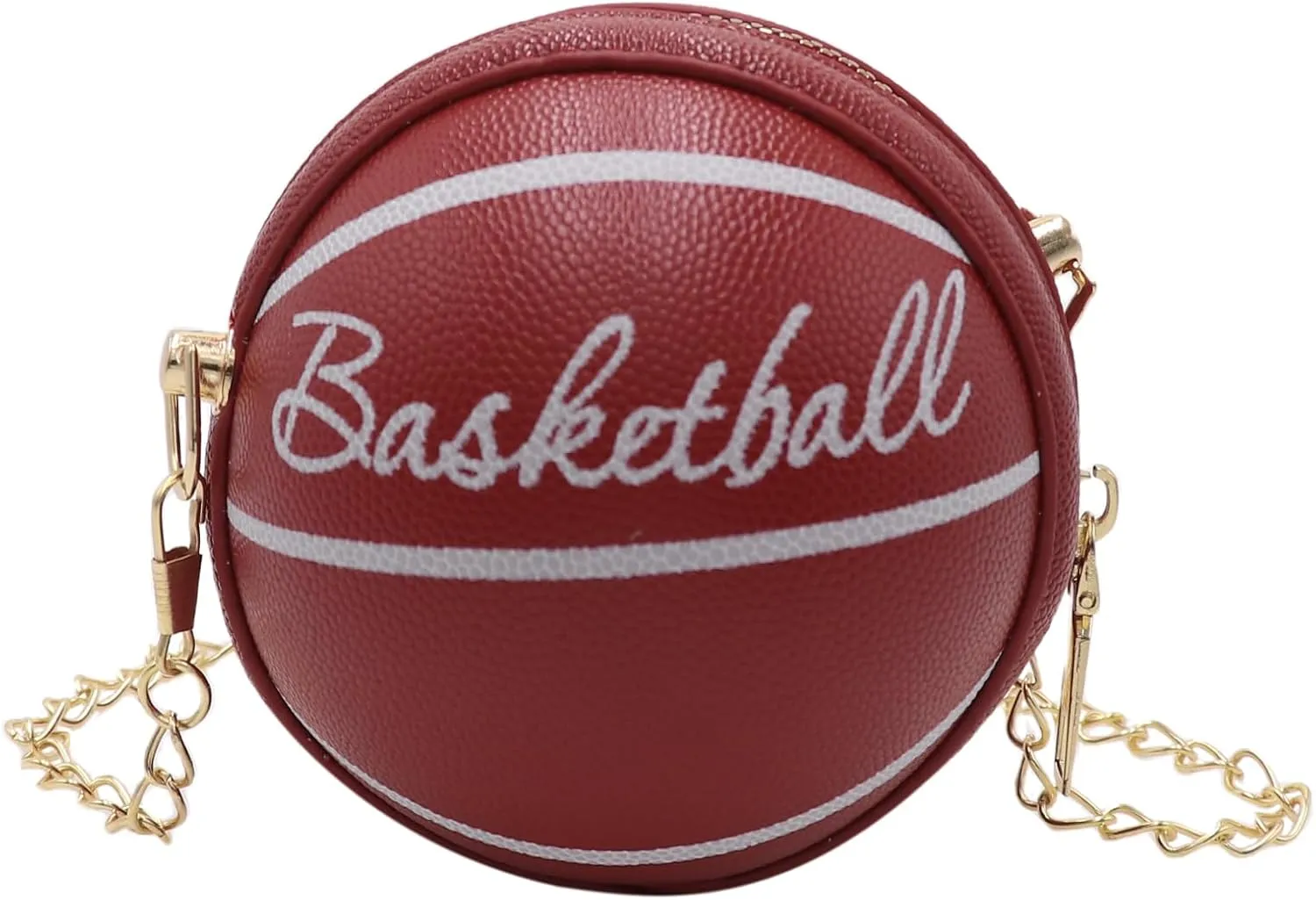 Little Girls Basketball Letter Crossbody Purse Basketball Shape Purse Mini Round Ball Crossbody Purses Shoulder Bag for Girls