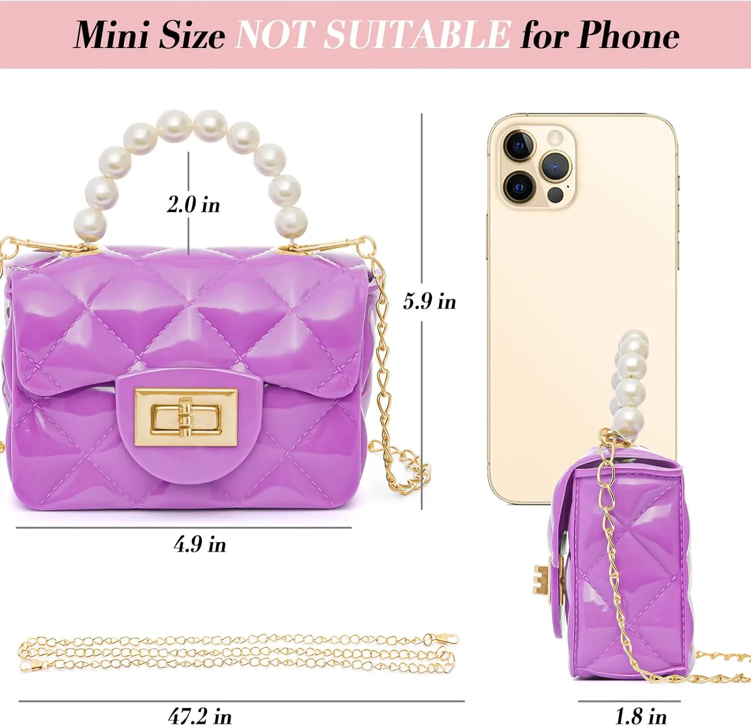 Little Girls Purse Cute Toddler Purse Fashion Crossbody Purse And Handbands Mini Kids Purse For Children
