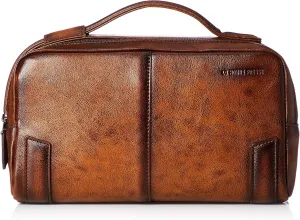 Lo Homme Presse 71852 Second Bag, Made in Japan, Cowhide Leather, Archaic, Brown