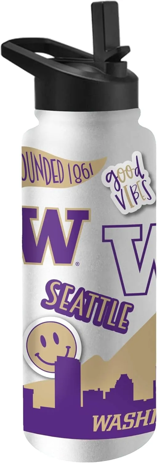 Logo BrandsWashington State Cougars 34oz Quencher Bottle