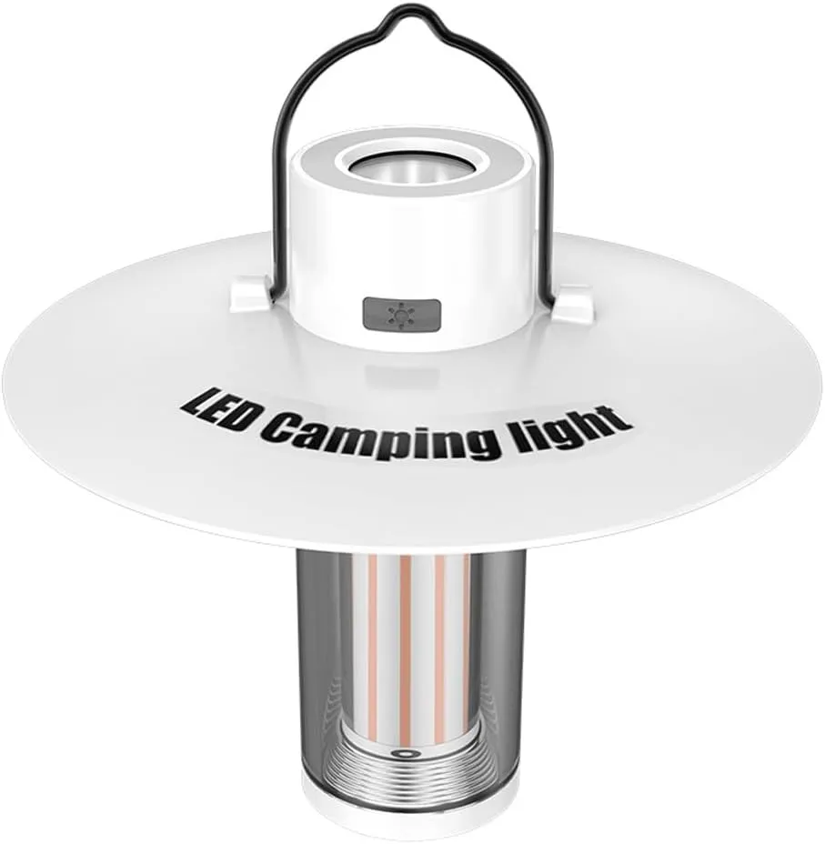 Long Battery Life Camping Lantern Rechargeable Outdoor Emergency Light Multi-Source Portable Tent Lamp Lightweight for Hiking