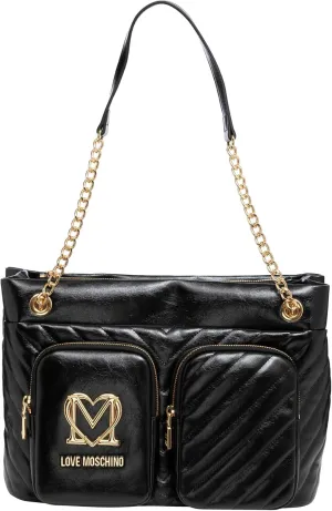 Love Moschino women City tote bag black