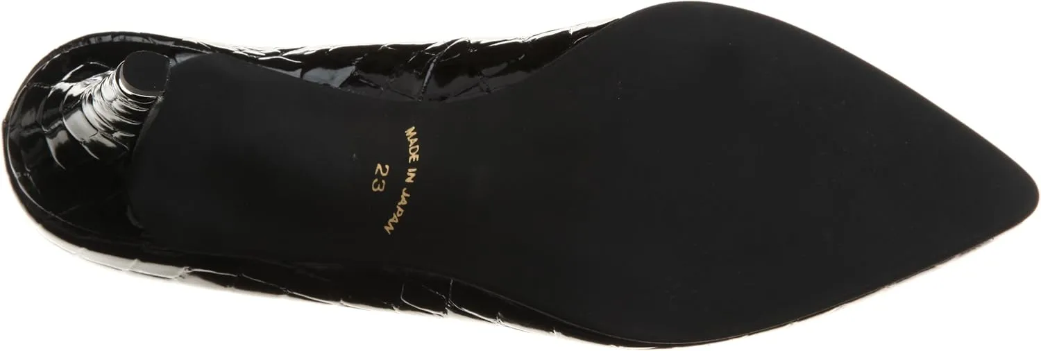 Lucione Embossed Pointed Toe Pumps