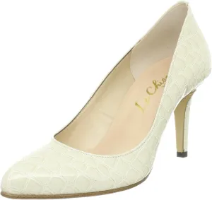 Lucione Embossed Pointed Toe Pumps