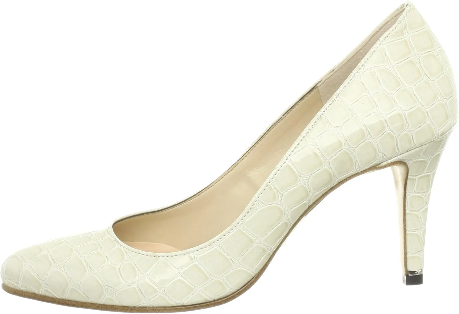 Lucione Embossed Pointed Toe Pumps