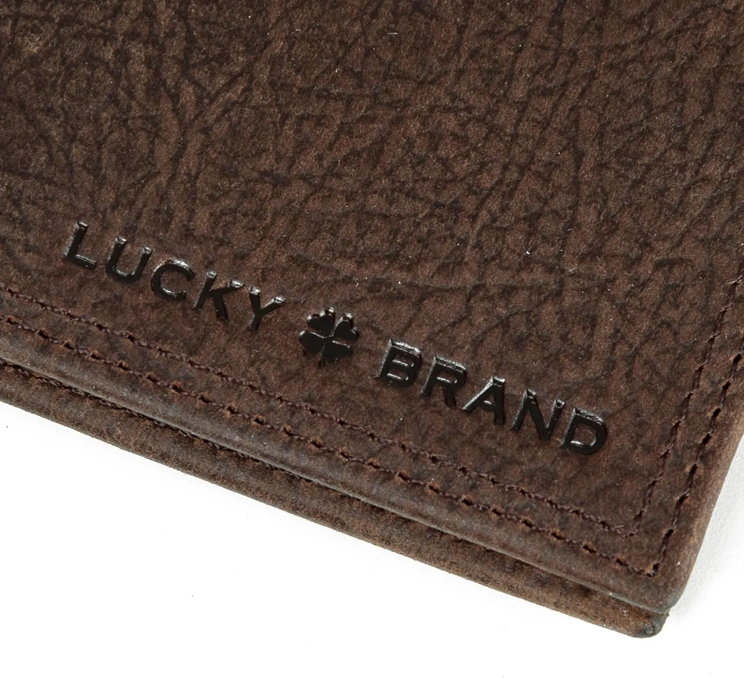 Lucky Brand Men's Bifold Wallet | Id Window | Card Slots | Leather | Organization | Durable | Stylish