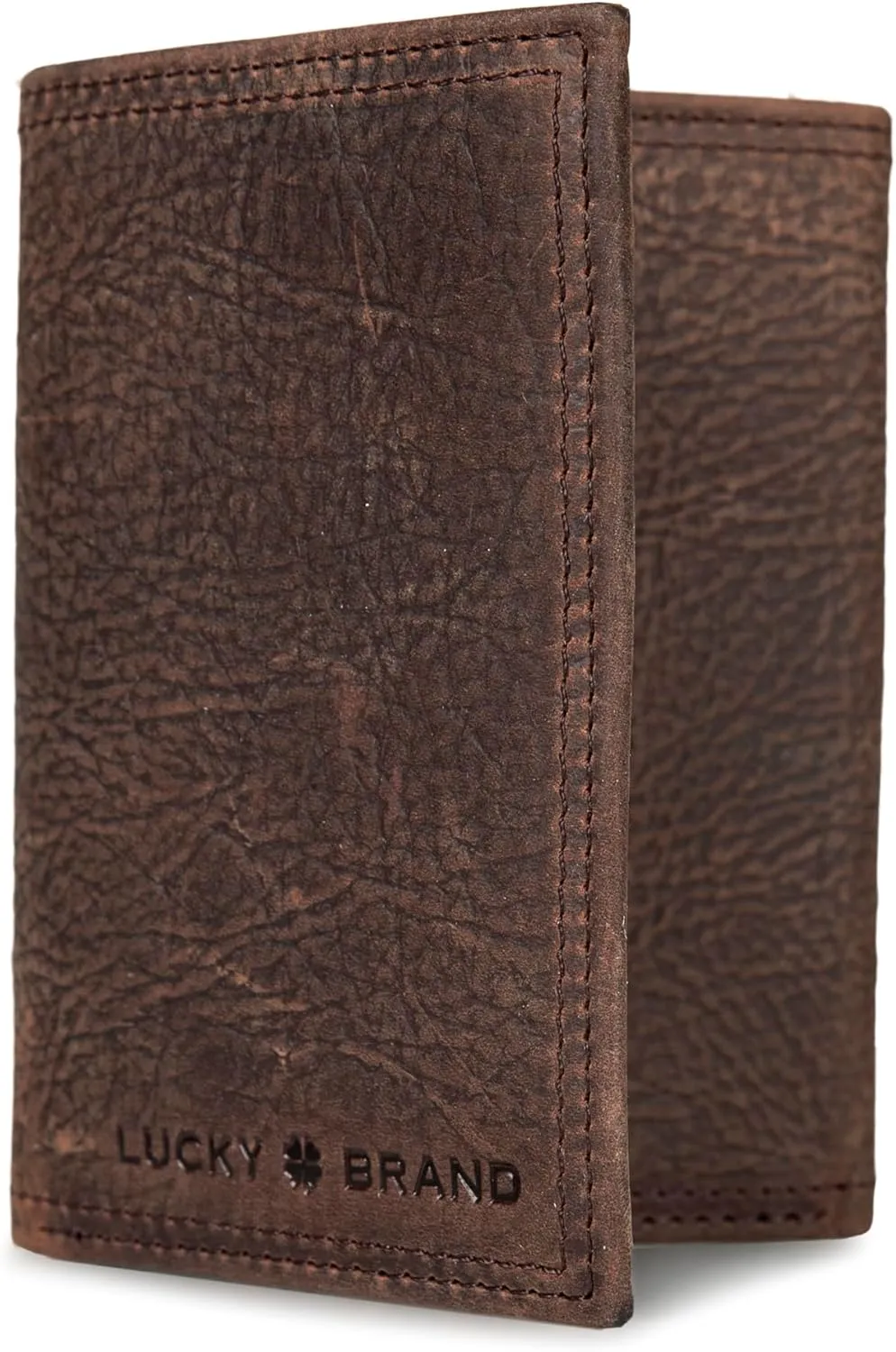 Lucky Brand Men's Trifold Wallet | Id Window | Card Slots | Leather | Organization | Durable | Stylish