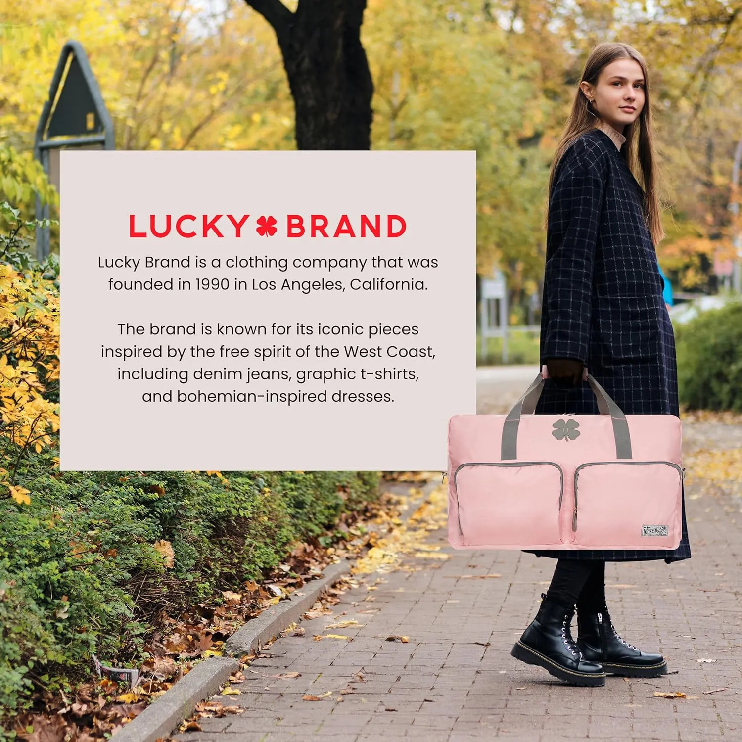 Lucky Travel Duffel Bags 85L, Gym Bag, Travel Bag & Large Duffle Bag for Men, Foldable Overnight Weekender Bags for Women & Men with Adjustable Shoulder Strap, Bridal Rose