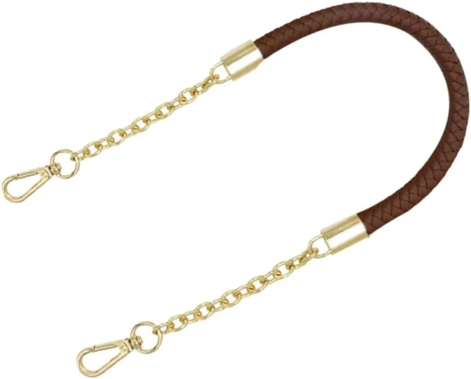 Lurrose Leather Chain Handle Replacement for Handbag Warm Handbag Accessories Thicken Pu Strap for Women's Tote Bag