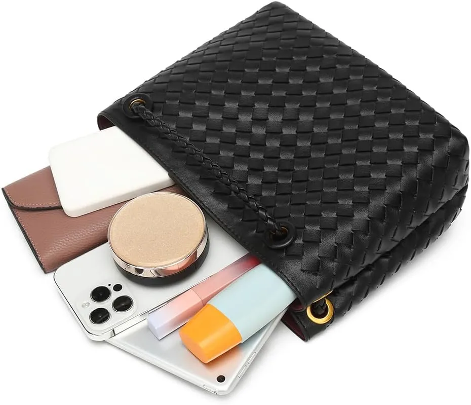 Luxury Handwoven Handbag Crossbody Tote Bag for Women, Trendy Shoulder Bag, Versatile Fashion Accessory