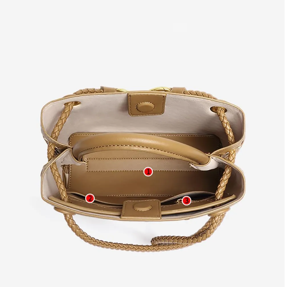 Luxury Handwoven Handbag Crossbody Tote Bag for Women, Trendy Shoulder Bag, Versatile Fashion Accessory