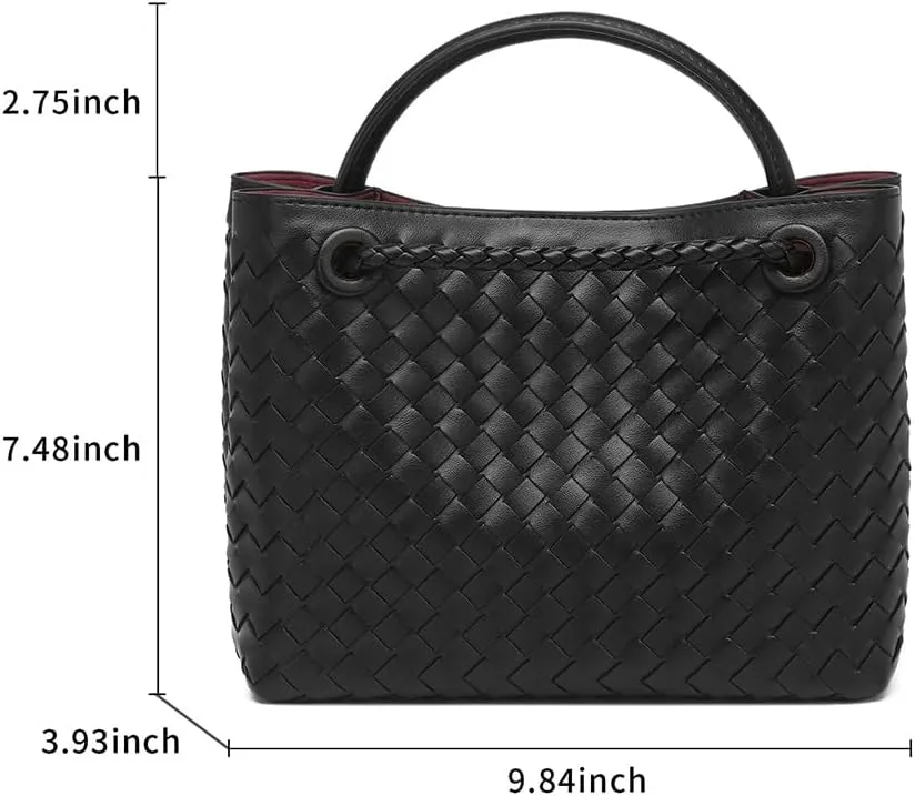Luxury Handwoven Handbag Crossbody Tote Bag for Women, Trendy Shoulder Bag, Versatile Fashion Accessory