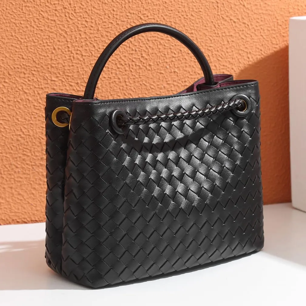 Luxury Handwoven Handbag Crossbody Tote Bag for Women, Trendy Shoulder Bag, Versatile Fashion Accessory