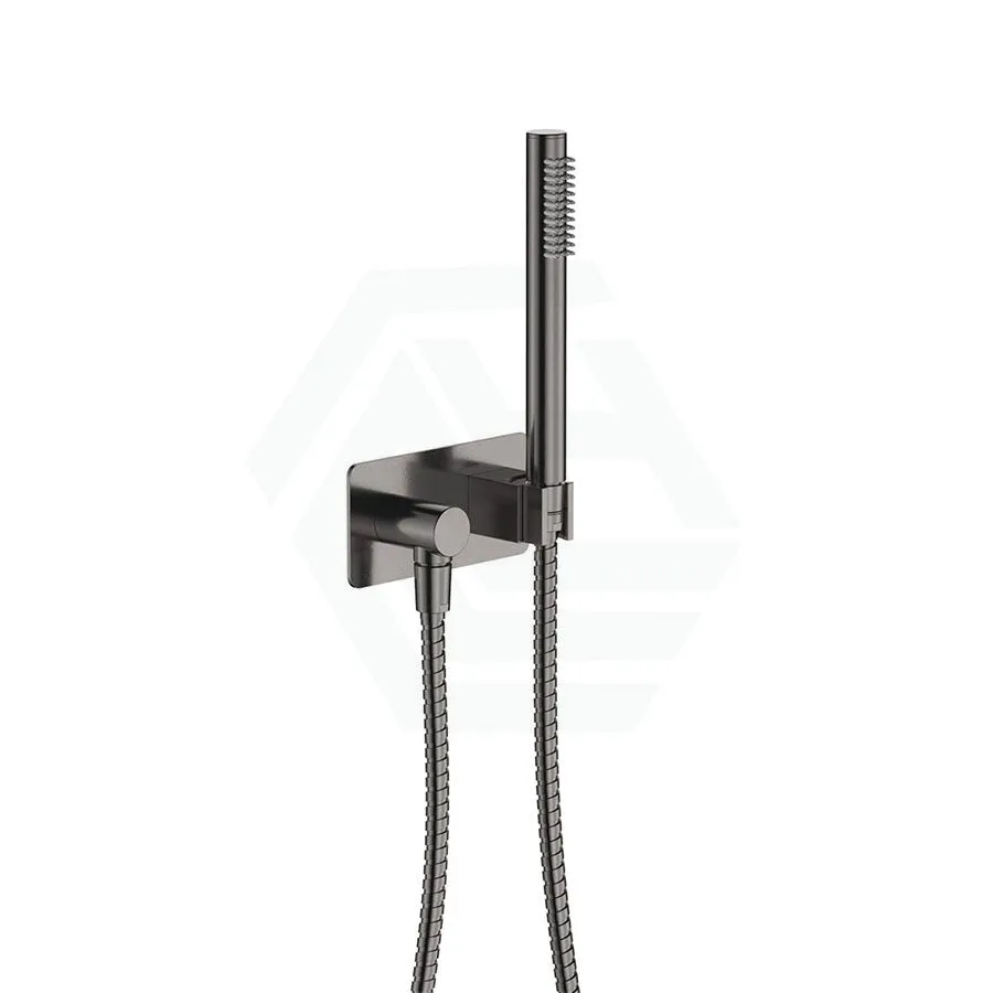 M#1(Gunmetal Grey) Fienza Isabella Gun Metal Hand Shower with Soft Square Plate