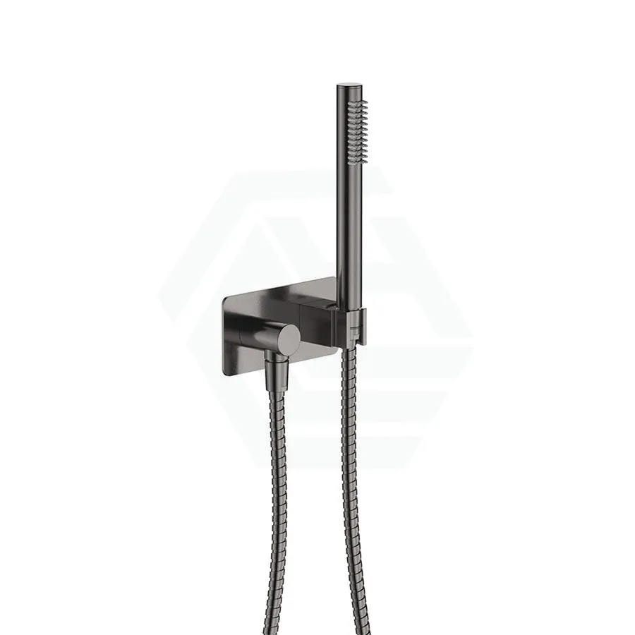 M#1(Gunmetal Grey) Fienza Isabella Gun Metal Hand Shower with Soft Square Plate
