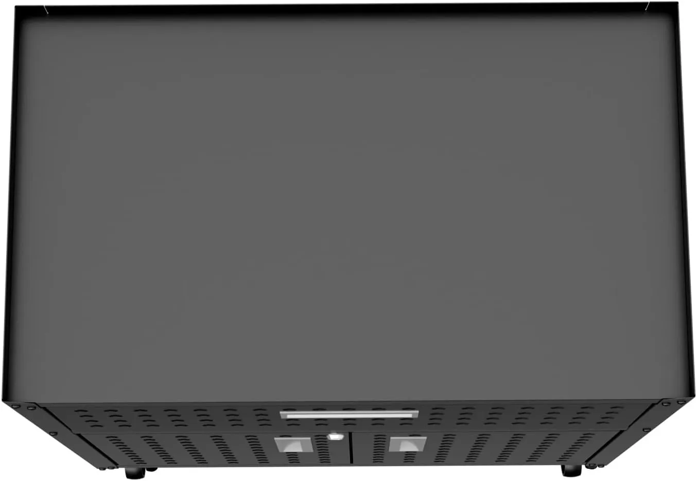 Manhattan Comfort Fortress Storage Units, Charcoal Gray