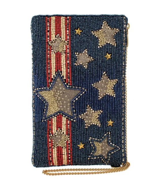 Mary Frances Americana Crossbody Phone Bag