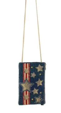 Mary Frances Americana Crossbody Phone Bag