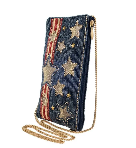 Mary Frances Americana Crossbody Phone Bag