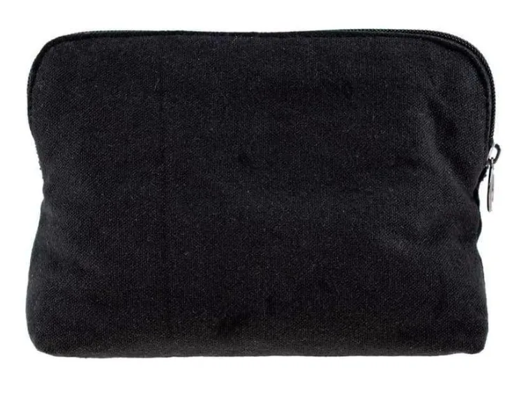 Mary Frances Flaming Hearts Beaded Crossbody Makeup Bag
