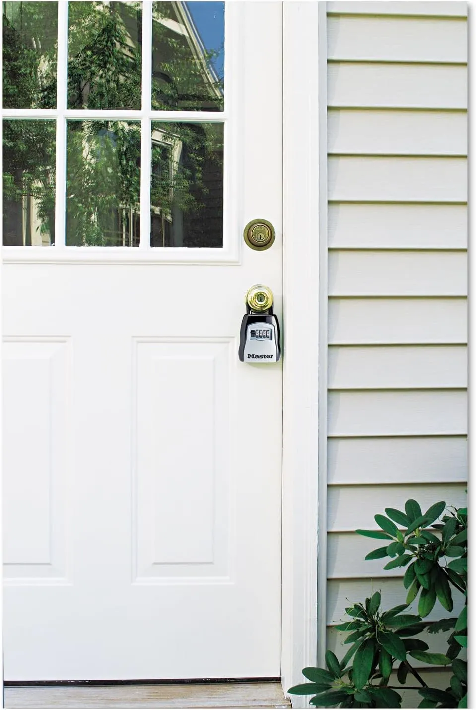 Master Lock Key Lock Box, Outdoor Lock Box for House Keys, Key Safe with Combination Lock, 5 Key Capacity, 5400EC, Black