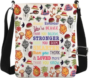 MBMSO Calcifer Flame Crossbody Bag Calcifer Gifts for Anime Lovers Fire Demon Cartoon Fans Gifts Anime Merch Crossbody Purse