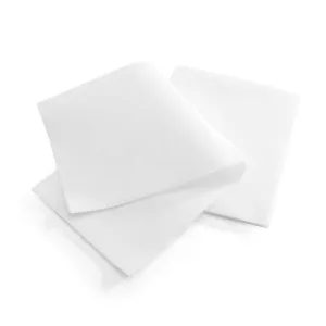 MediChoice Disposable Airlaid Dry Wipes Washcloths, Medium Weight, 10 Inch x 13 Inch, White (500 Per Case)
