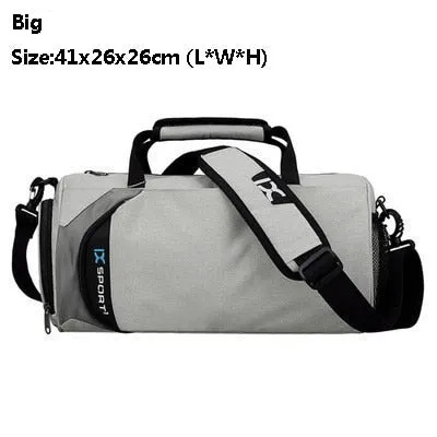 Men Gym Bags Outdoor Travel Sport Bag Multifunction Dry Wet Separation Bags