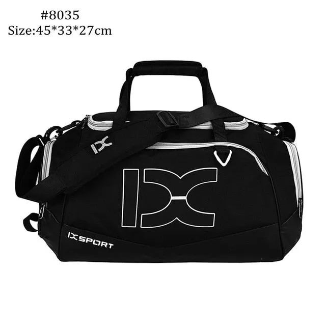 Men Gym Bags Outdoor Travel Sport Bag Multifunction Dry Wet Separation Bags