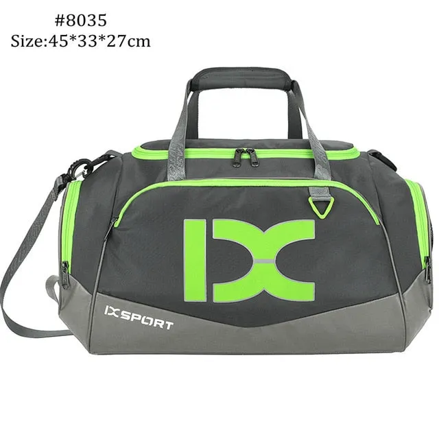 Men Gym Bags Outdoor Travel Sport Bag Multifunction Dry Wet Separation Bags