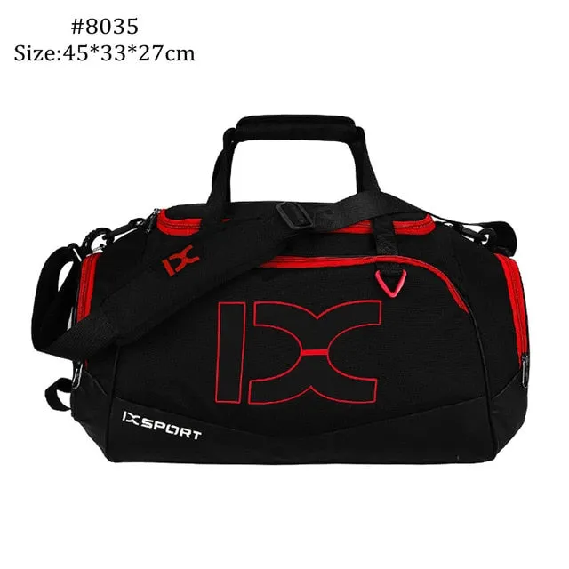 Men Gym Bags Outdoor Travel Sport Bag Multifunction Dry Wet Separation Bags