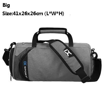 Men Gym Bags Outdoor Travel Sport Bag Multifunction Dry Wet Separation Bags