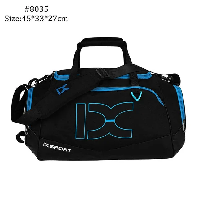 Men Gym Bags Outdoor Travel Sport Bag Multifunction Dry Wet Separation Bags