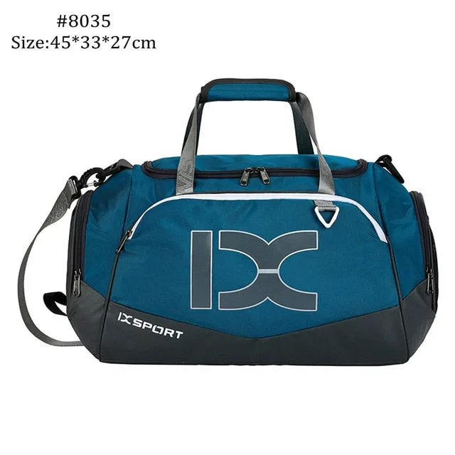 Men Gym Bags Outdoor Travel Sport Bag Multifunction Dry Wet Separation Bags