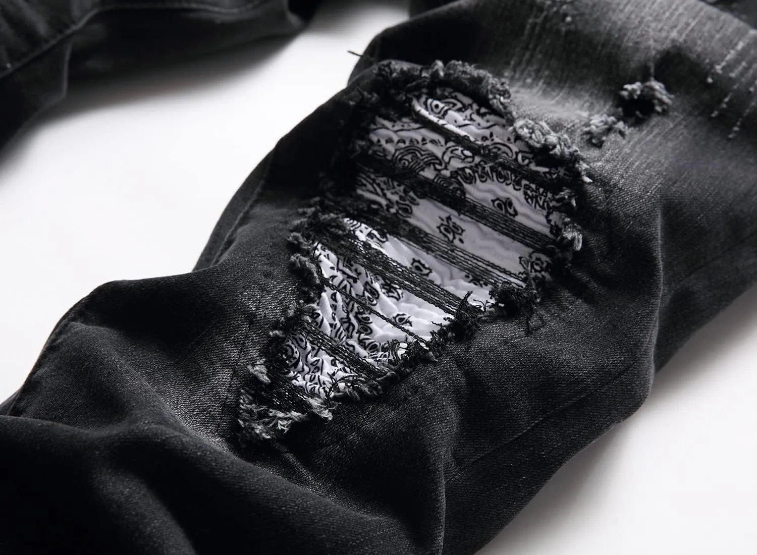 Men's Fashion Washed Straight Fit Slim Jeans