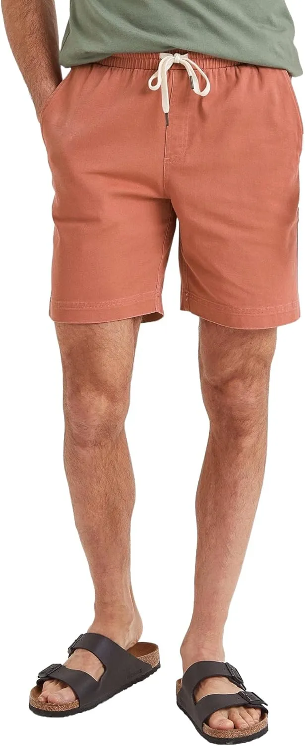 Mens Loredo Casual Shorts (L) (Washed Red), Large