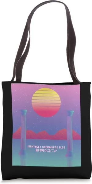 Mentally somewhere else Aesthetic Tote Bag