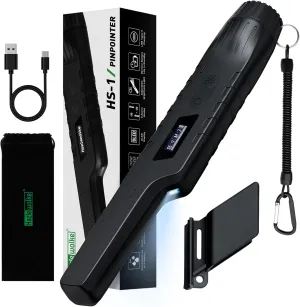 Metal Detector Pinpointer Chargeable - Waterproof Hand-held Metal Detectors Wand with One-Key Interference Elimination, Superhet-Tec Pin Pointer Metal Detector Accessories for Adults&Kids