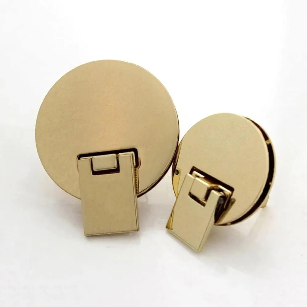 Metal Folding Lock Switch Lock Closure Parts Handbag Shoulder Bag Purse Hardware Accessories(46.5mm)