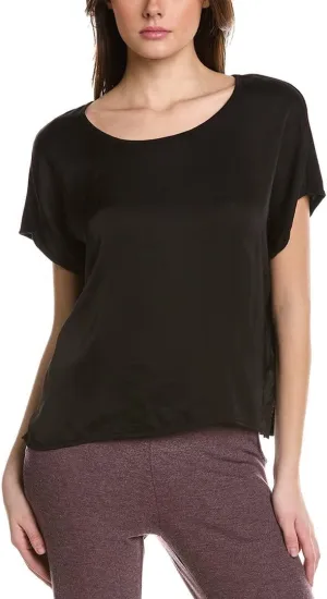 Michael Stars Elena Washed Satin Boxy Tee
