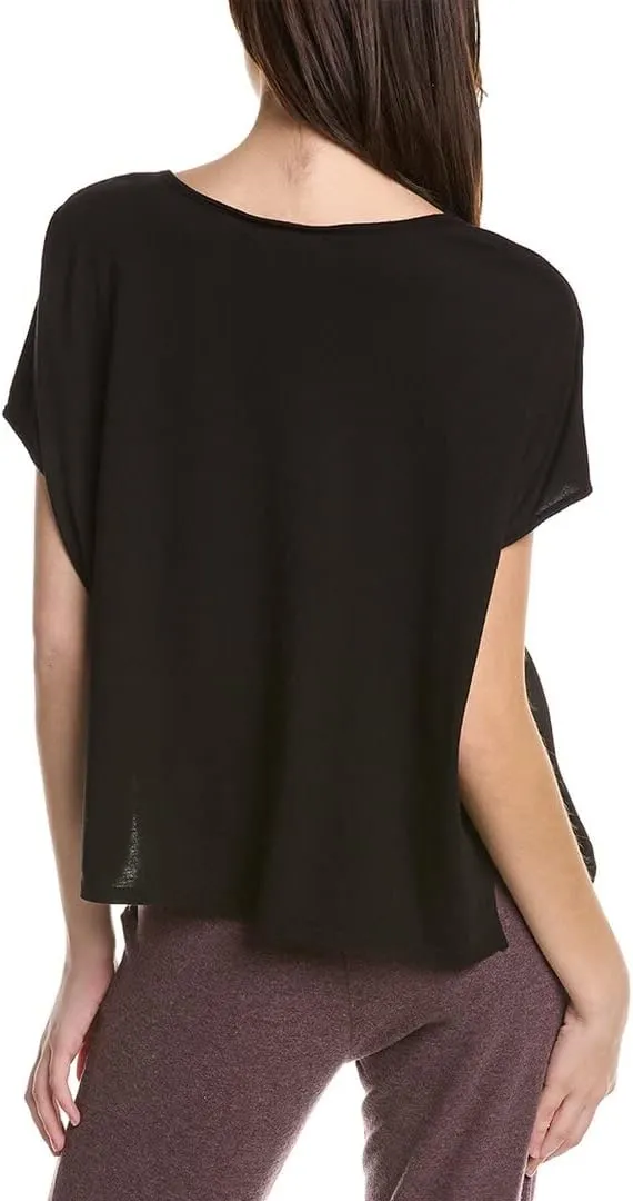 Michael Stars Elena Washed Satin Boxy Tee