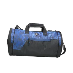 Mike Dual Tone Gym Bag - Camo Blue