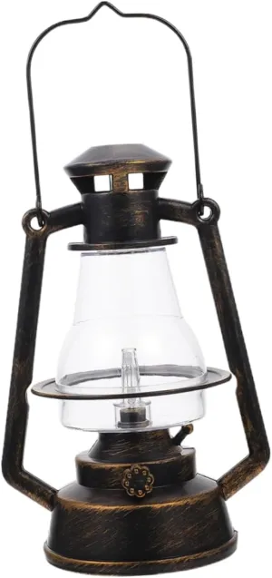 Milisten Outdoor Camping LED Lantern Retro Handheld Tent Light for Camping Power Outages Durable Cozy Atmosphere for