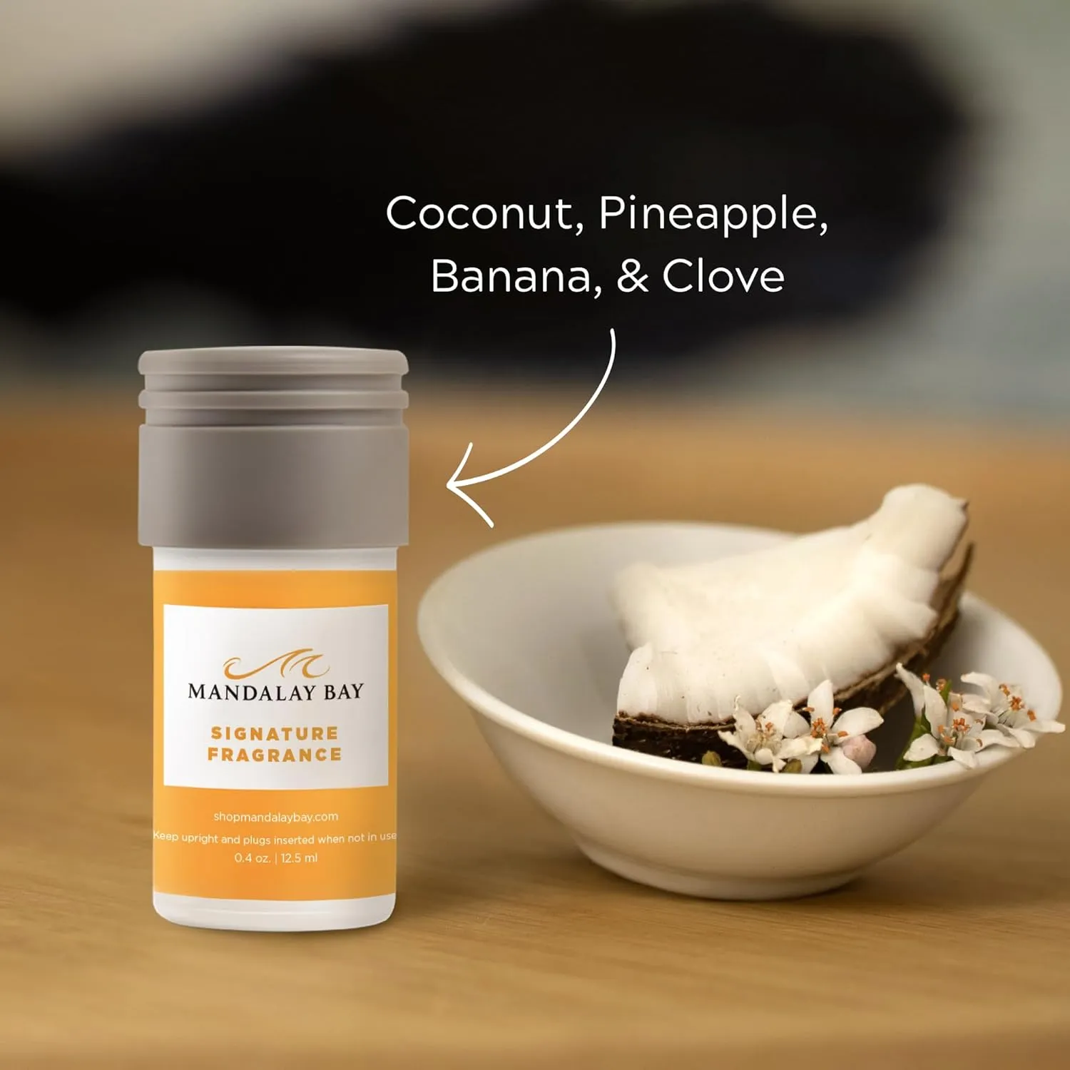 Mini Diffuser Refill - Wall Plug In Diffuser - Luxury Hotel Scent - Waterless Air Freshener - Coconut, Pineapple, Banana, Clove - Signature Scent