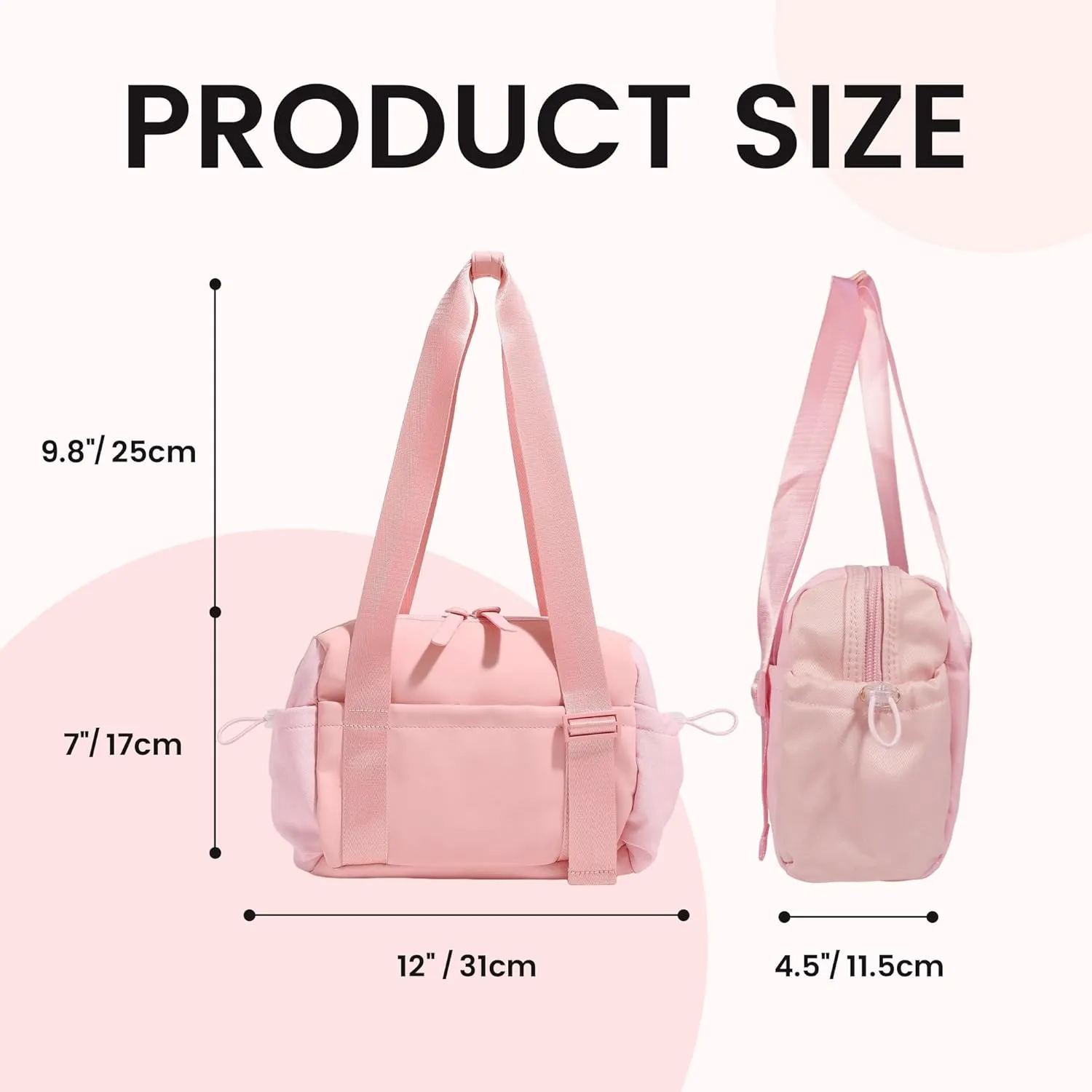 Mini Gym Bag for Women Small Gym Tote Bag with Wet Compartment Waterproof Sport Travel Duffel Bag Workout Bag 2025