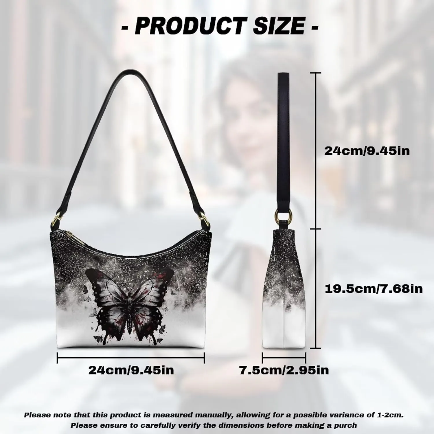 Mini Underarm Crossbody Bag for Women Leather for Dating Travel