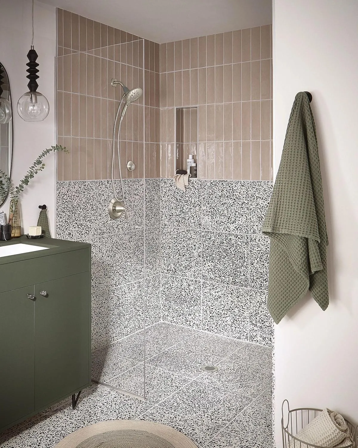 MOEN 26112SRN Engage Six-Function 5.5-Inch Removable Handheld Showerhead with Magnetic Docking System, No Size, Spot Resist Brushed Nickel